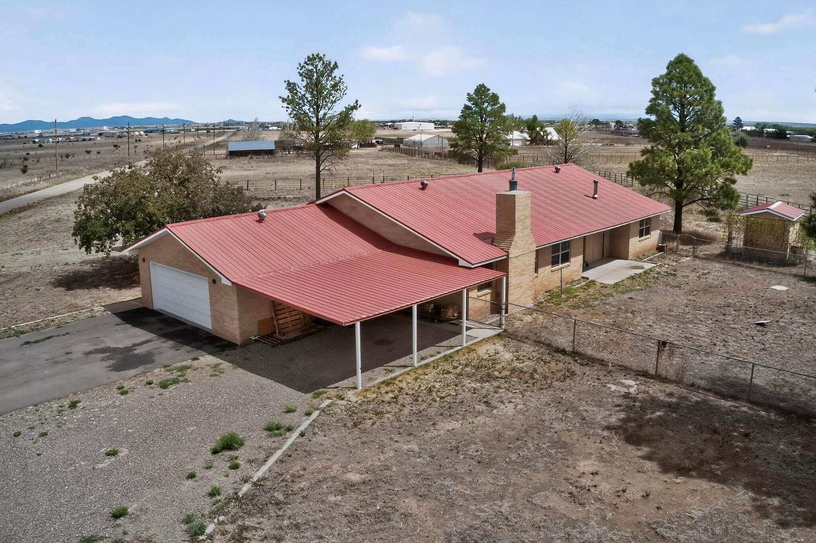 10 Acres of Land with Home for Sale in Moriarty, New Mexico