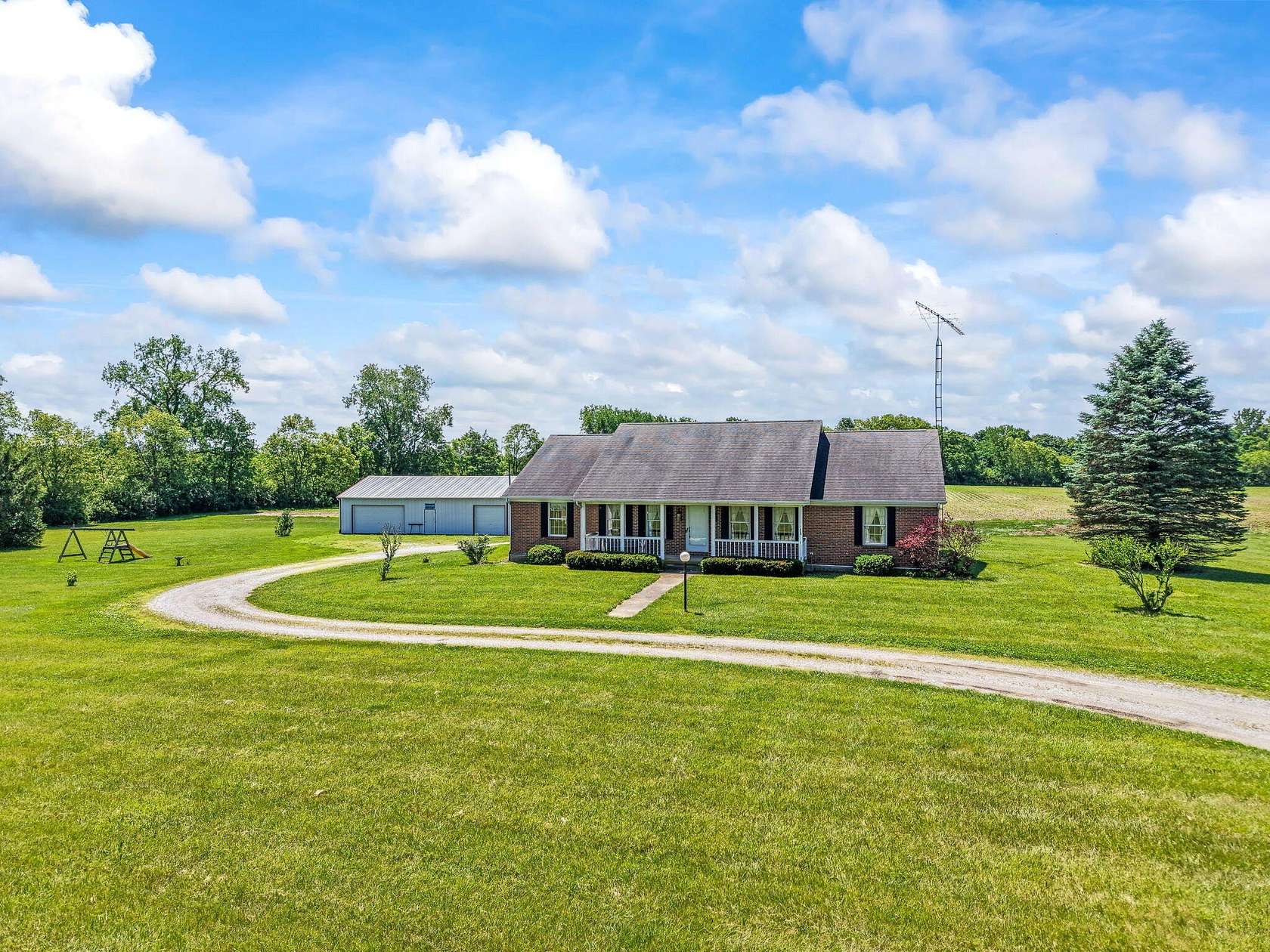 10 Acres of Land with Home for Sale in Troy, Ohio