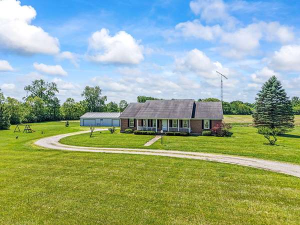 10 Acres of Land with Home for Sale in Troy, Ohio