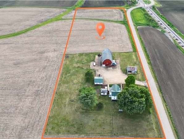 5.25 Acres of Land with Home for Sale in Forreston, Illinois