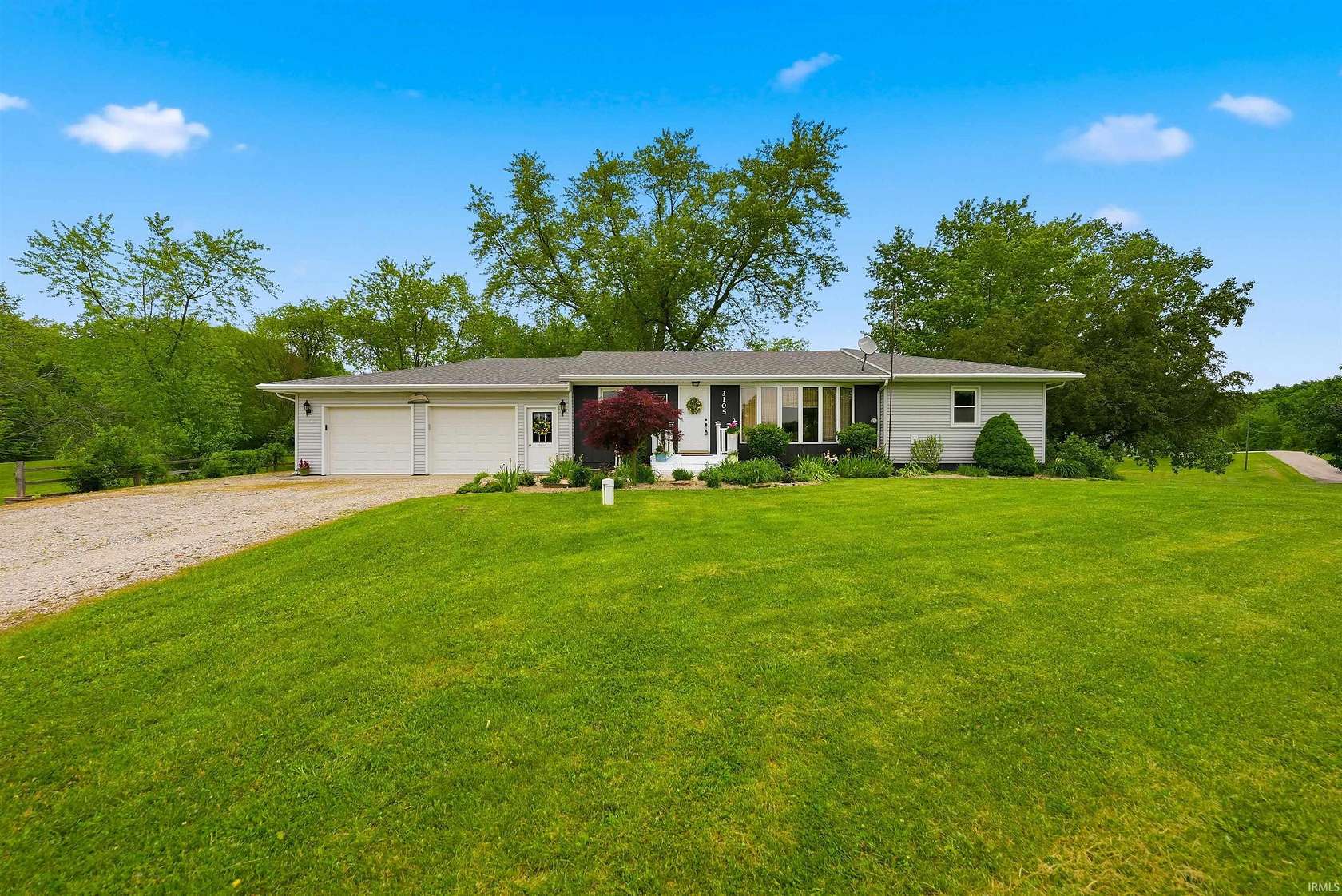 2.5 Acres of Land with Home for Sale in Columbia City, Indiana