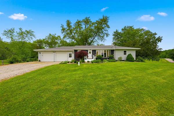 2.5 Acres of Land with Home for Sale in Columbia City, Indiana