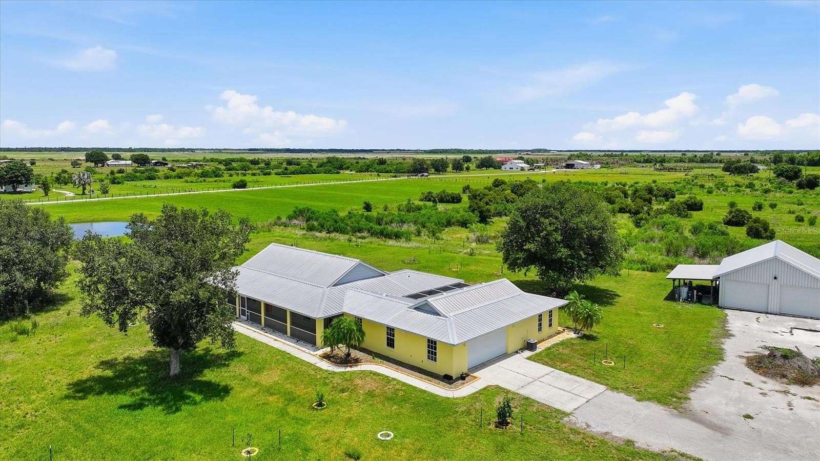 7 Acres of Land with Home for Sale in Myakka City, Florida