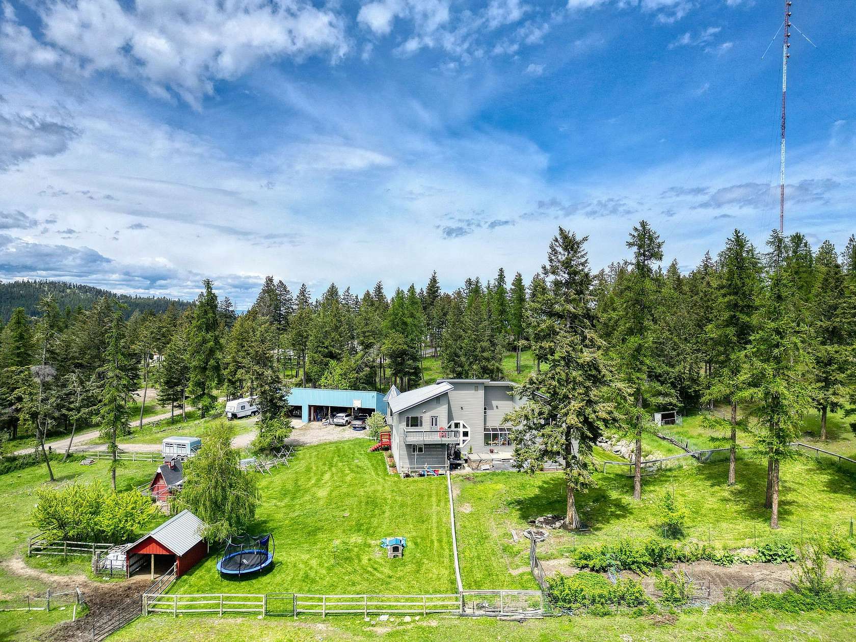 20 Acres of Land with Home for Sale in Somers, Montana