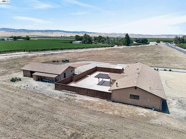 5 Acres of Land with Home for Sale in Tracy, California