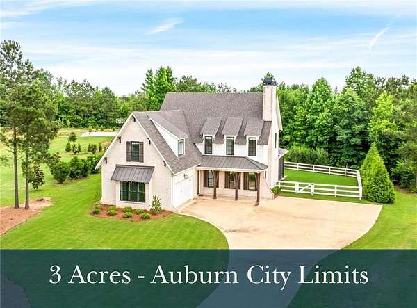 3 Acres of Land with Home for Sale in Auburn, Alabama