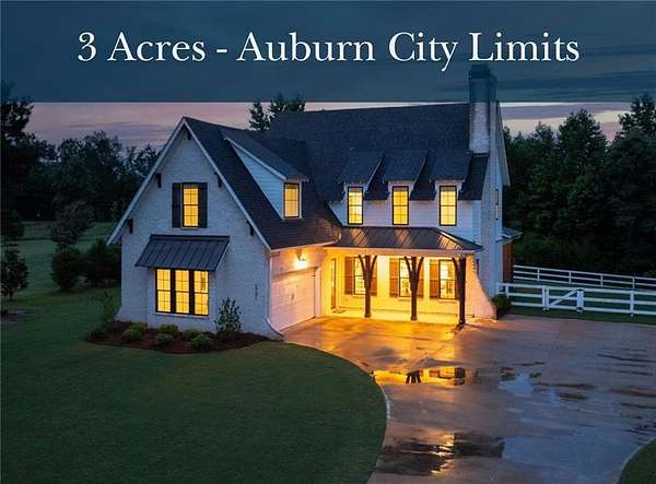 3 Acres of Land with Home for Sale in Auburn, Alabama