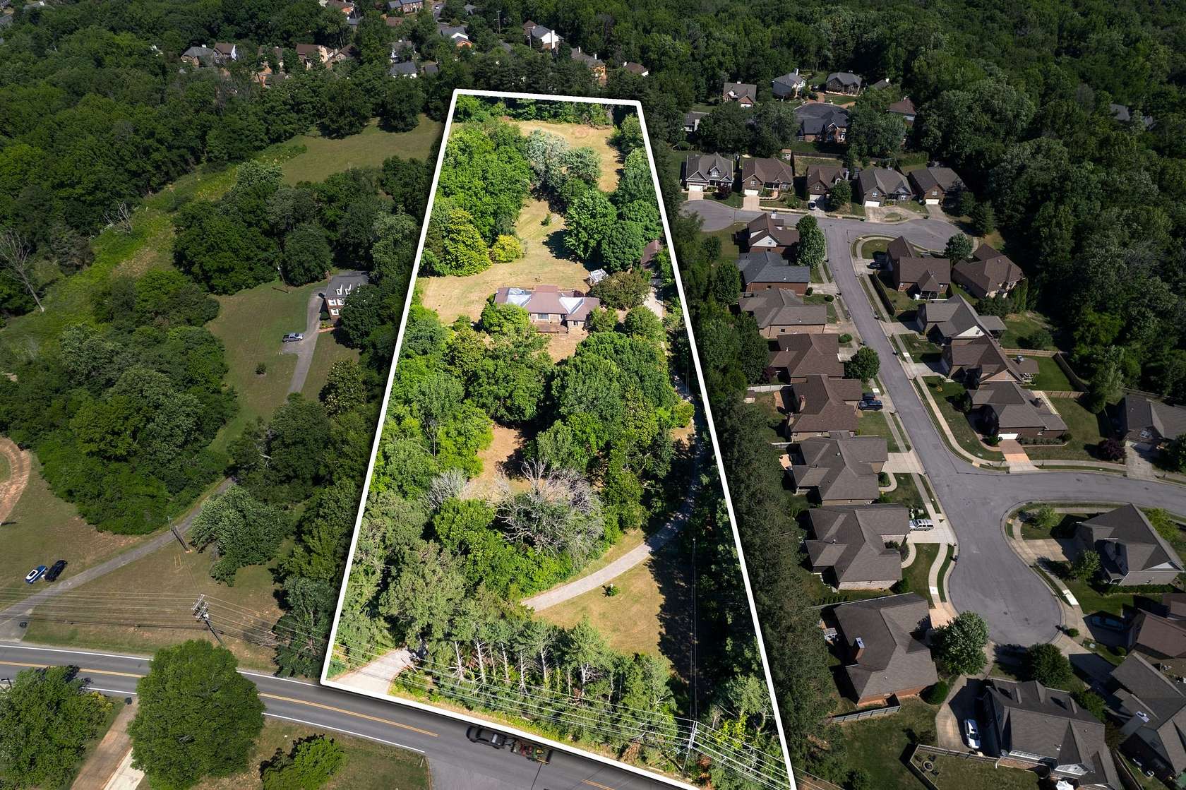 5.1 Acres of Land with Home for Sale in Hermitage, Tennessee