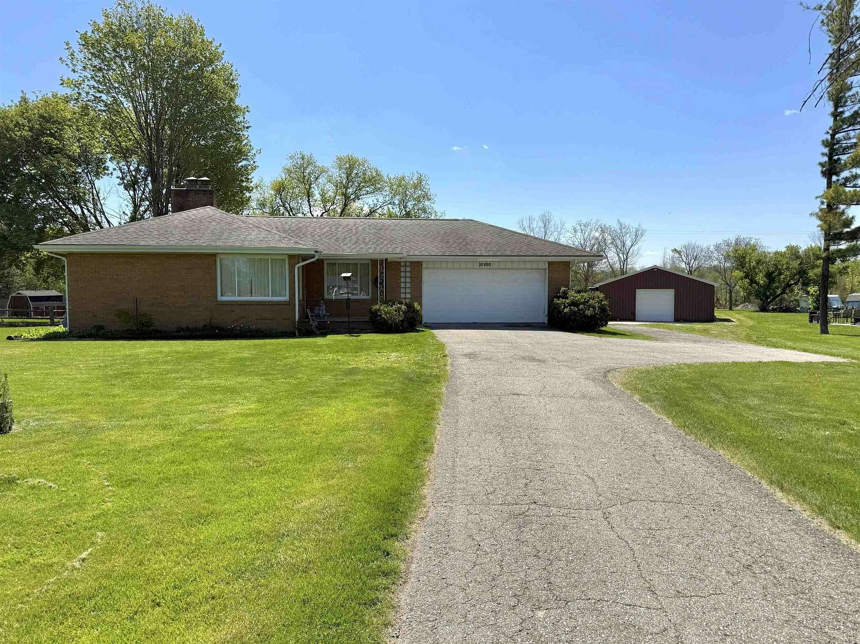 4.84 Acres of Land with Home for Sale in Durand, Michigan