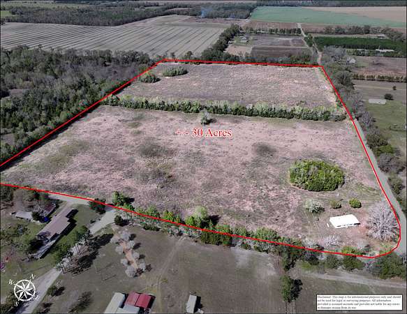30 Acres of Agricultural & Residential Land for Sale in Greenwood, Florida