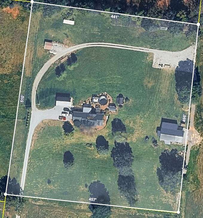 5 Acres of Land with Home for Sale in Cross Plains, Tennessee