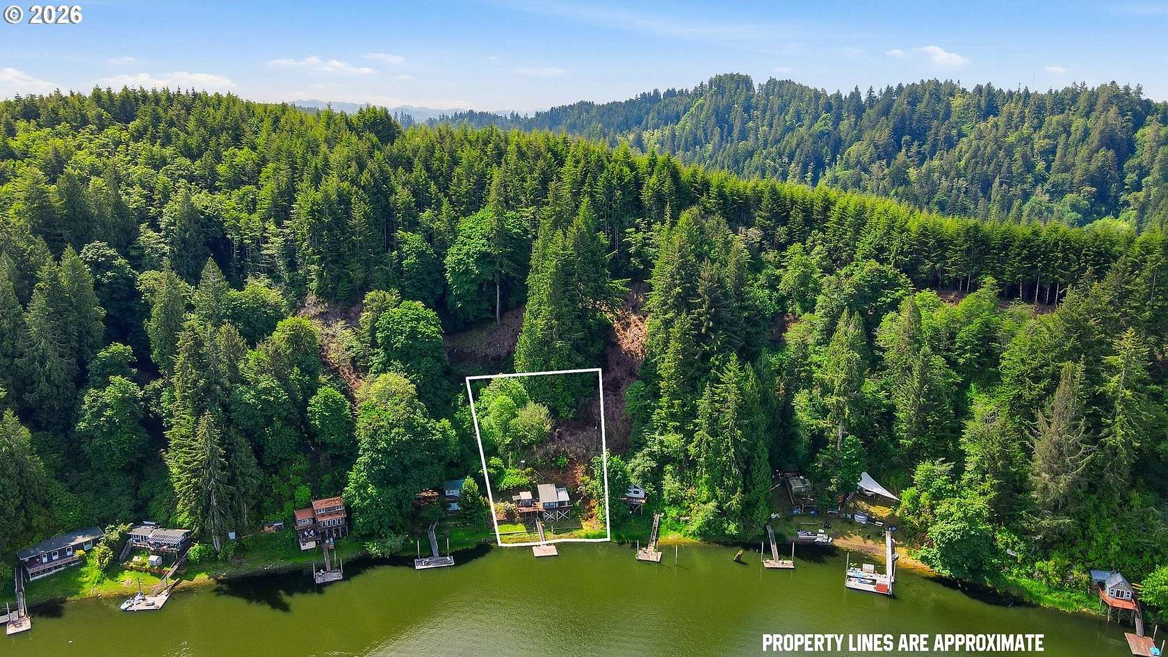 0.55 Acres of Land with Home for Sale in Lakeside, Oregon