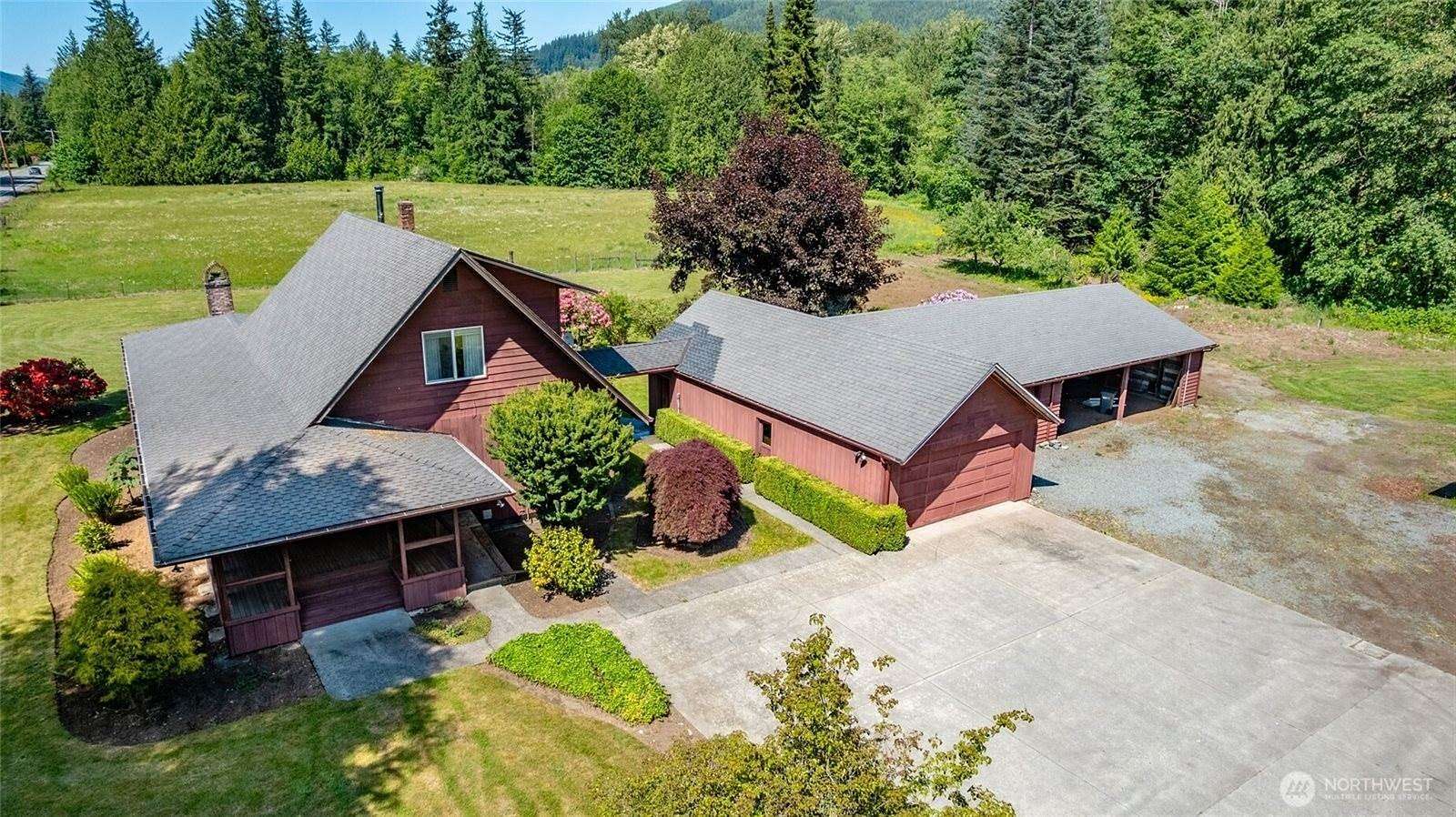 29.3 Acres of Land with Home for Sale in Sedro-Woolley, Washington