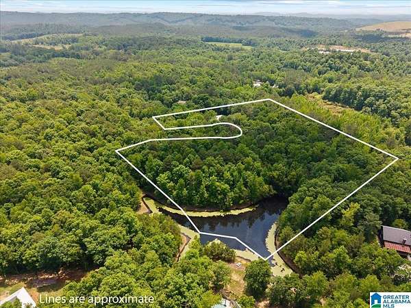 15.5 Acres of Land with Home for Sale in Ragland, Alabama
