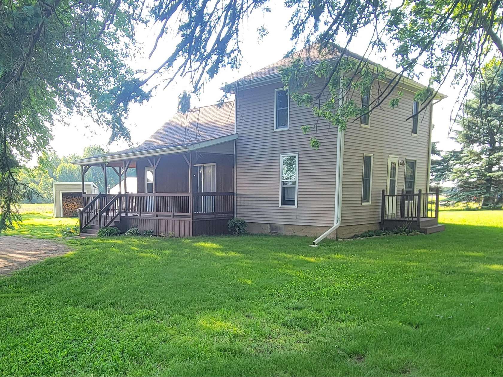 5 Acres of Land with Home for Sale in Vicksburg, Michigan