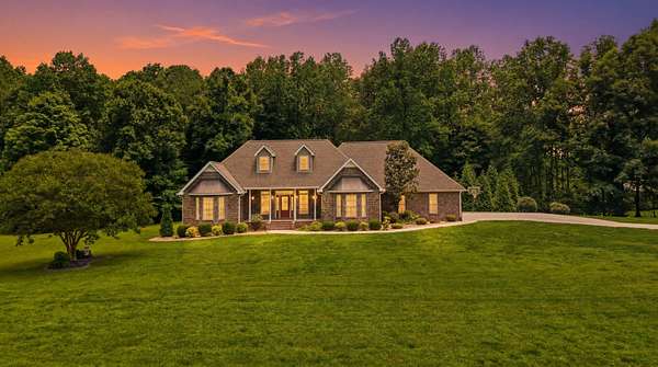 10.5 Acres of Land with Home for Sale in Lynchburg, Tennessee