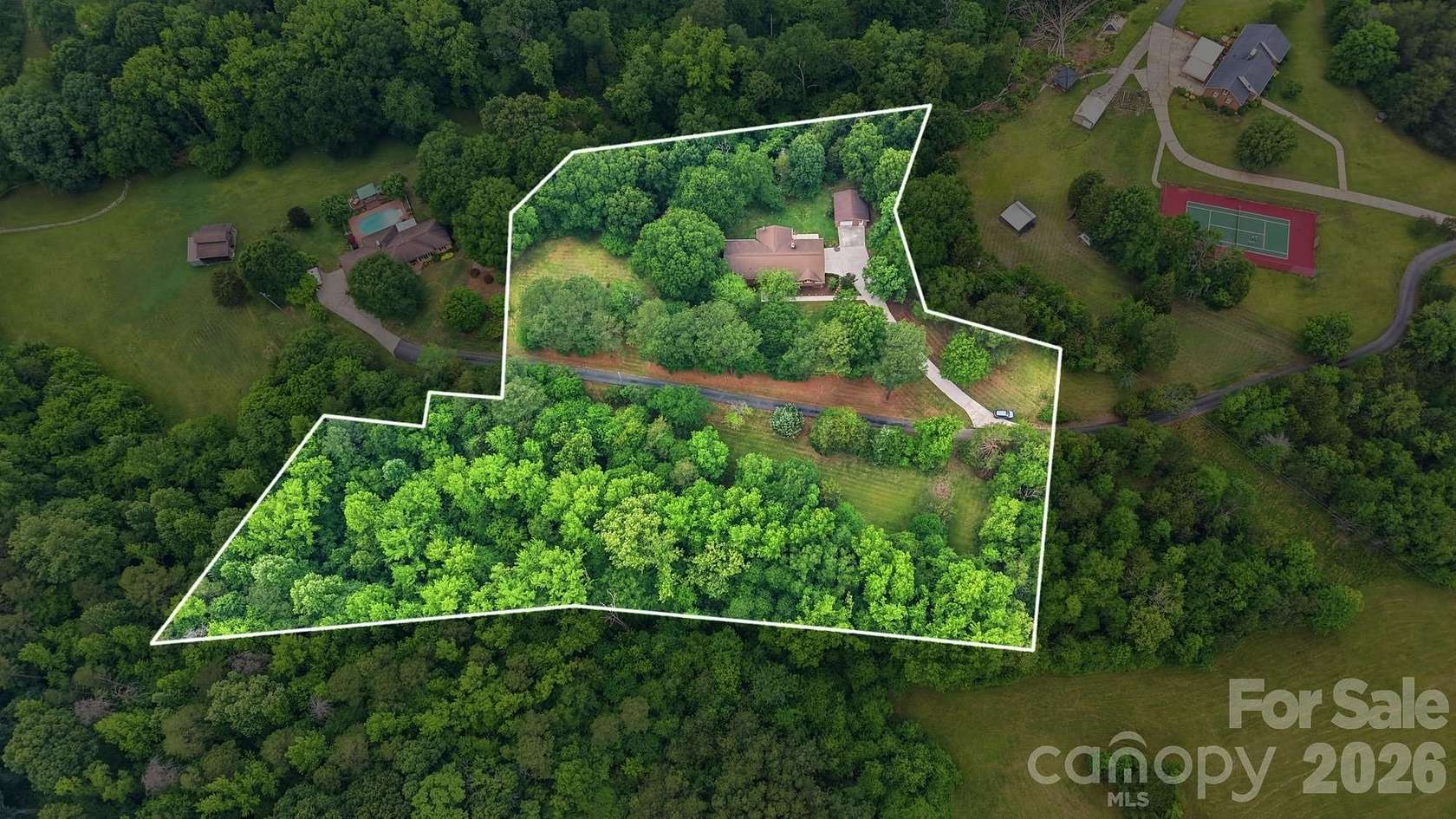 4 Acres of Land with Home for Sale in Stanley, North Carolina