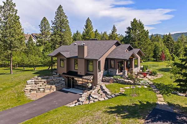 5 Acres of Land with Home for Sale in Kalispell, Montana