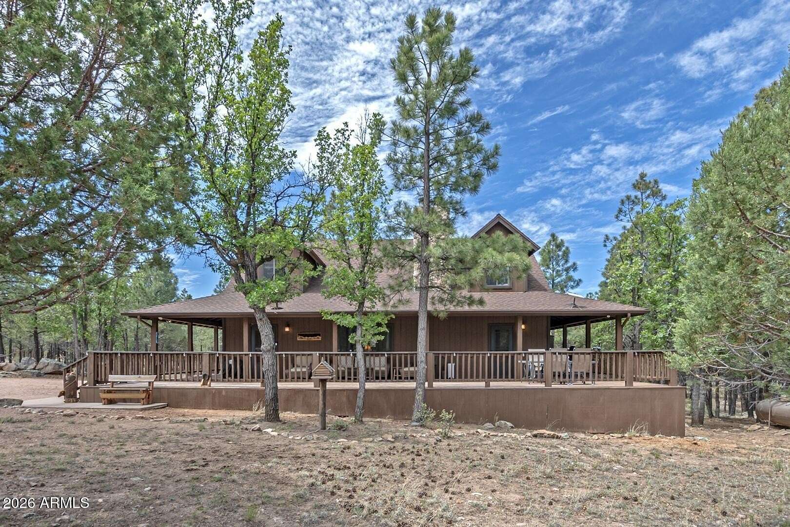 2.37 Acres of Land with Home for Sale in Happy Jack, Arizona