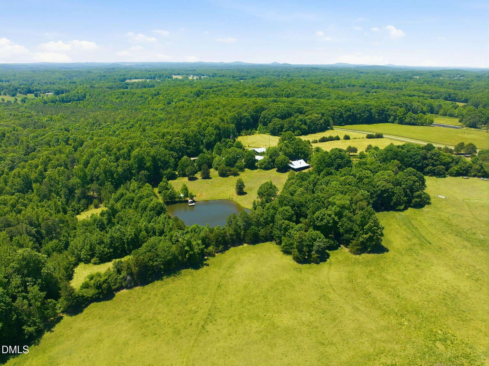 40.9 Acres of Land with Home for Sale in Climax, North Carolina