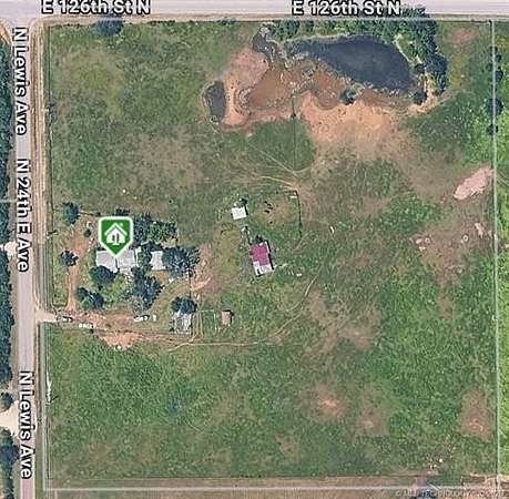 10.2 Acres of Land with Home for Sale in Skiatook, Oklahoma