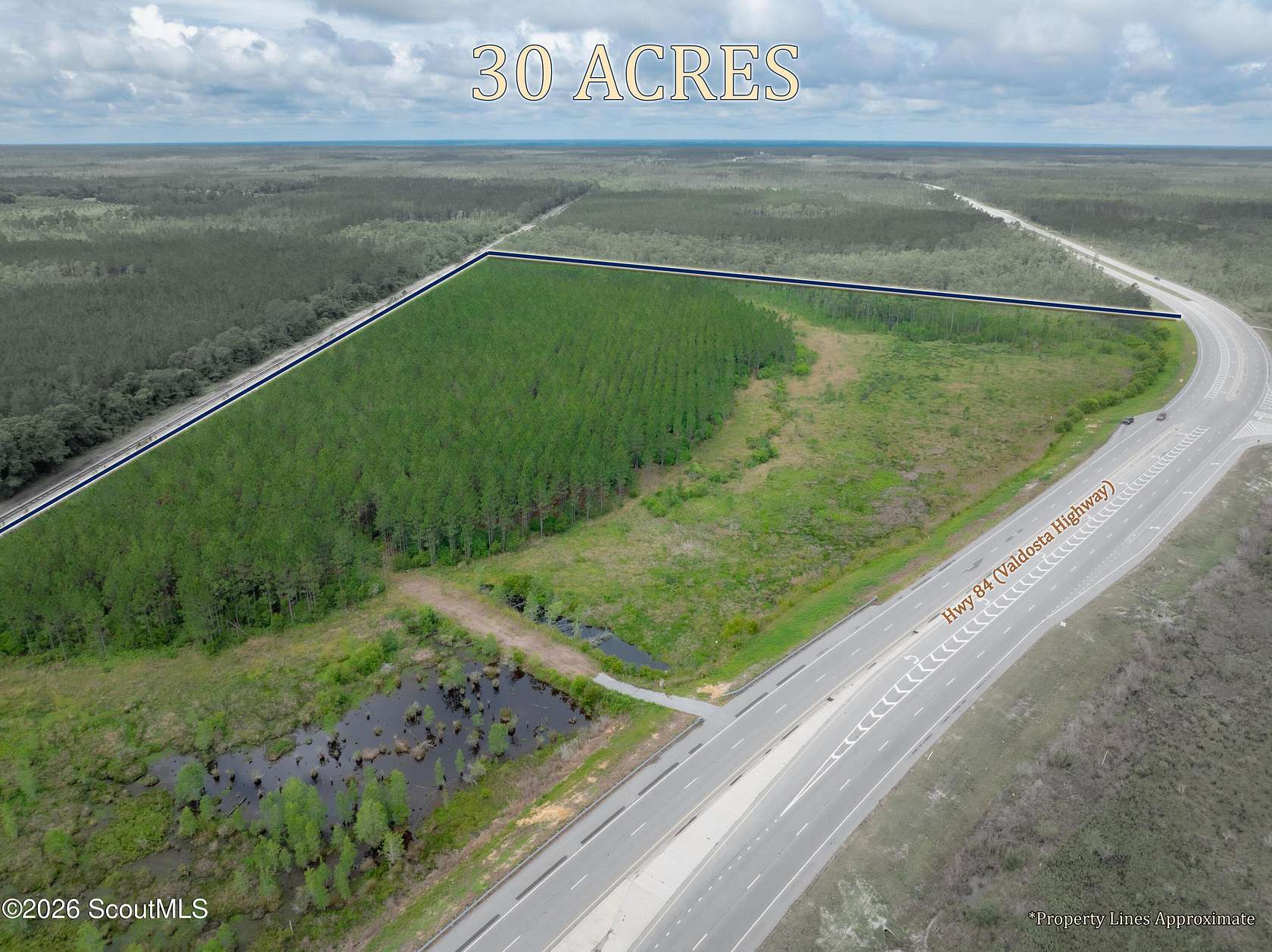 30.2 Acres of Land for Sale in Waycross, Georgia