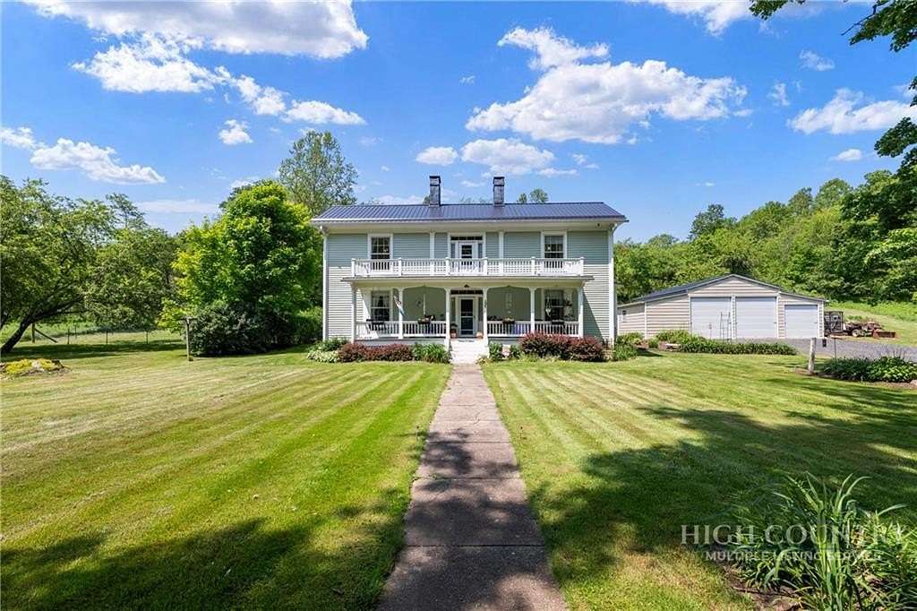 3.79 Acres of Land with Home for Sale in Lansing, North Carolina