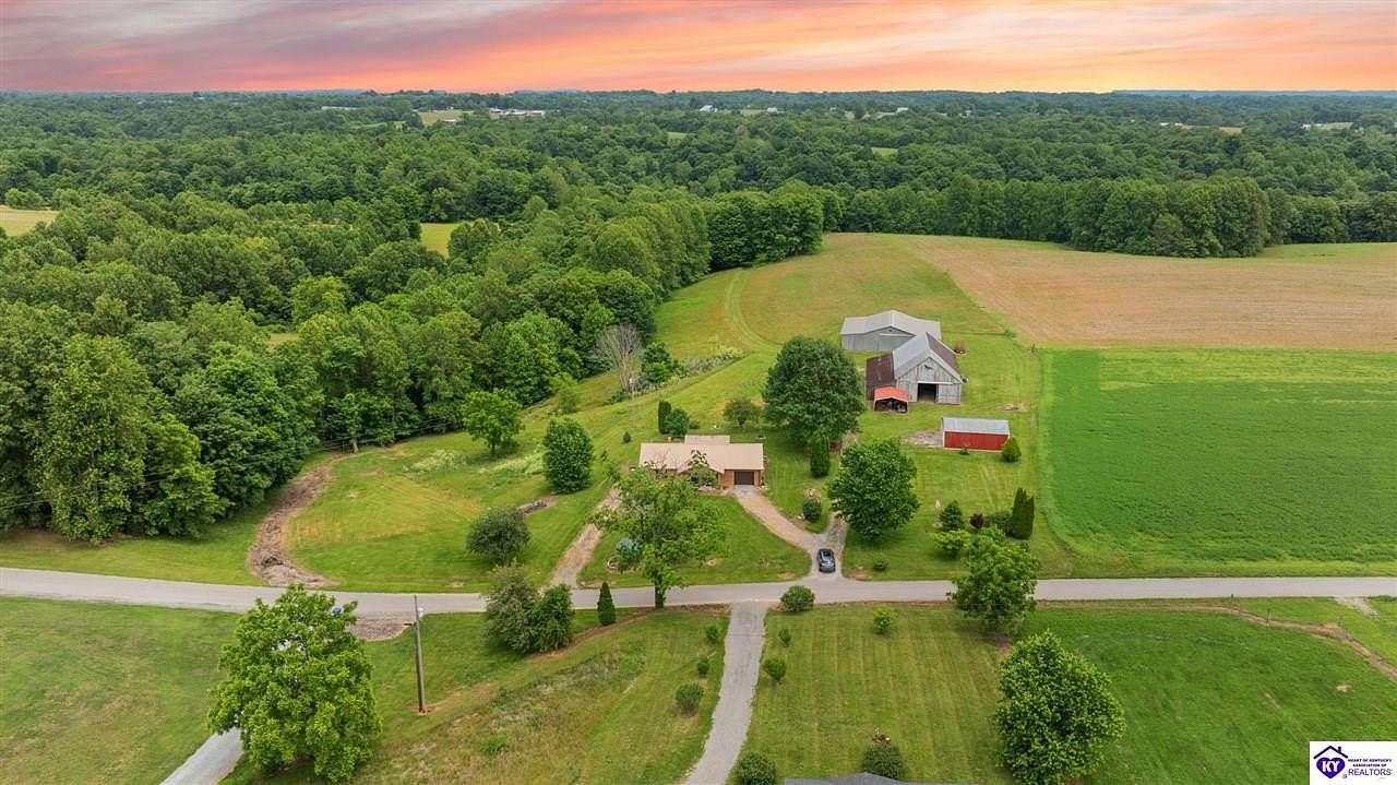 48 Acres of Land with Home for Sale in Campbellsville, Kentucky