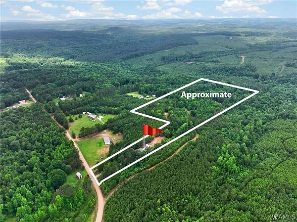 16 Acres of Recreational Land with Home for Sale in Berry, Alabama