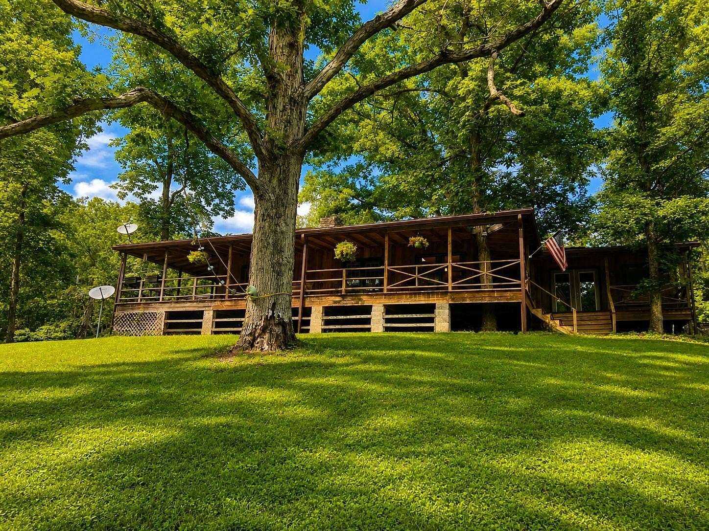 40.3 Acres of Recreational Land with Home for Sale in Lawrenceburg, Kentucky