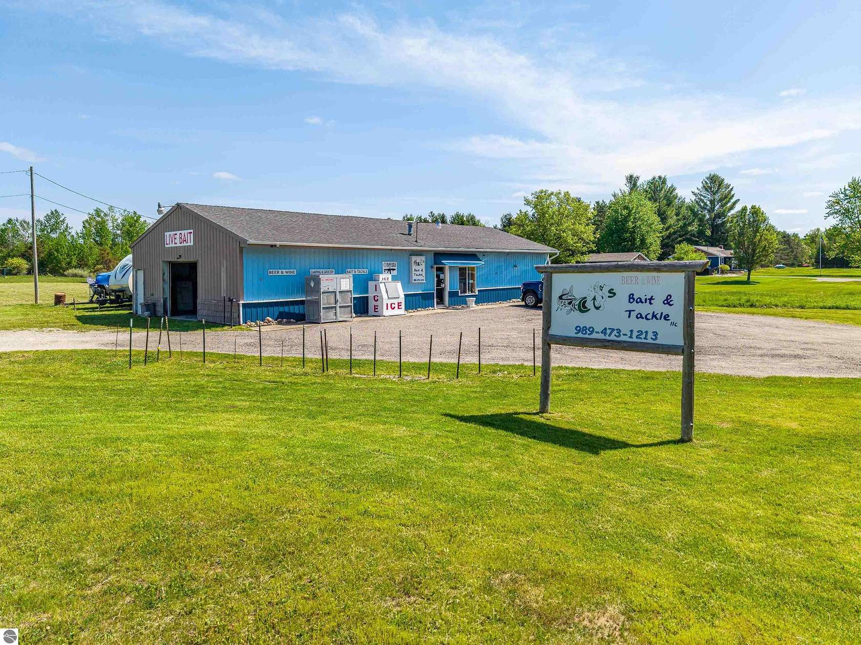 2 Acres of Improved Commercial Land for Sale in Lupton, Michigan