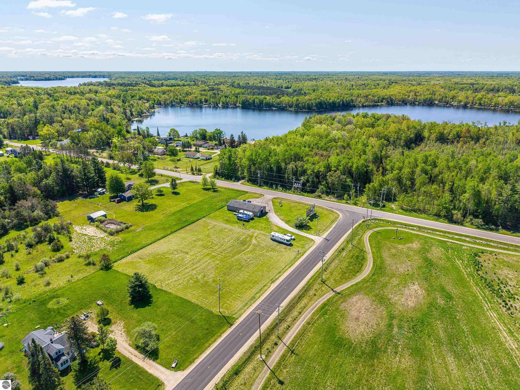 2 Acres of Improved Commercial Land for Sale in Lupton, Michigan