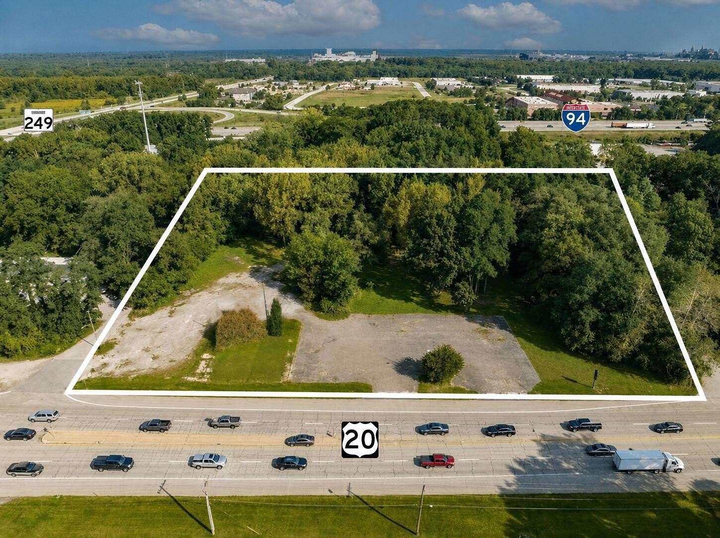 4 Acres of Commercial Land for Sale in Portage, Indiana