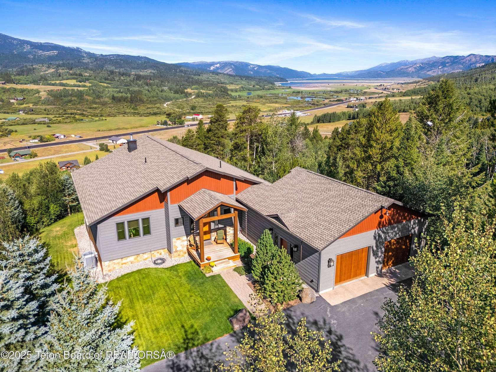 2.32 Acres of Land with Home for Sale in Alpine, Wyoming