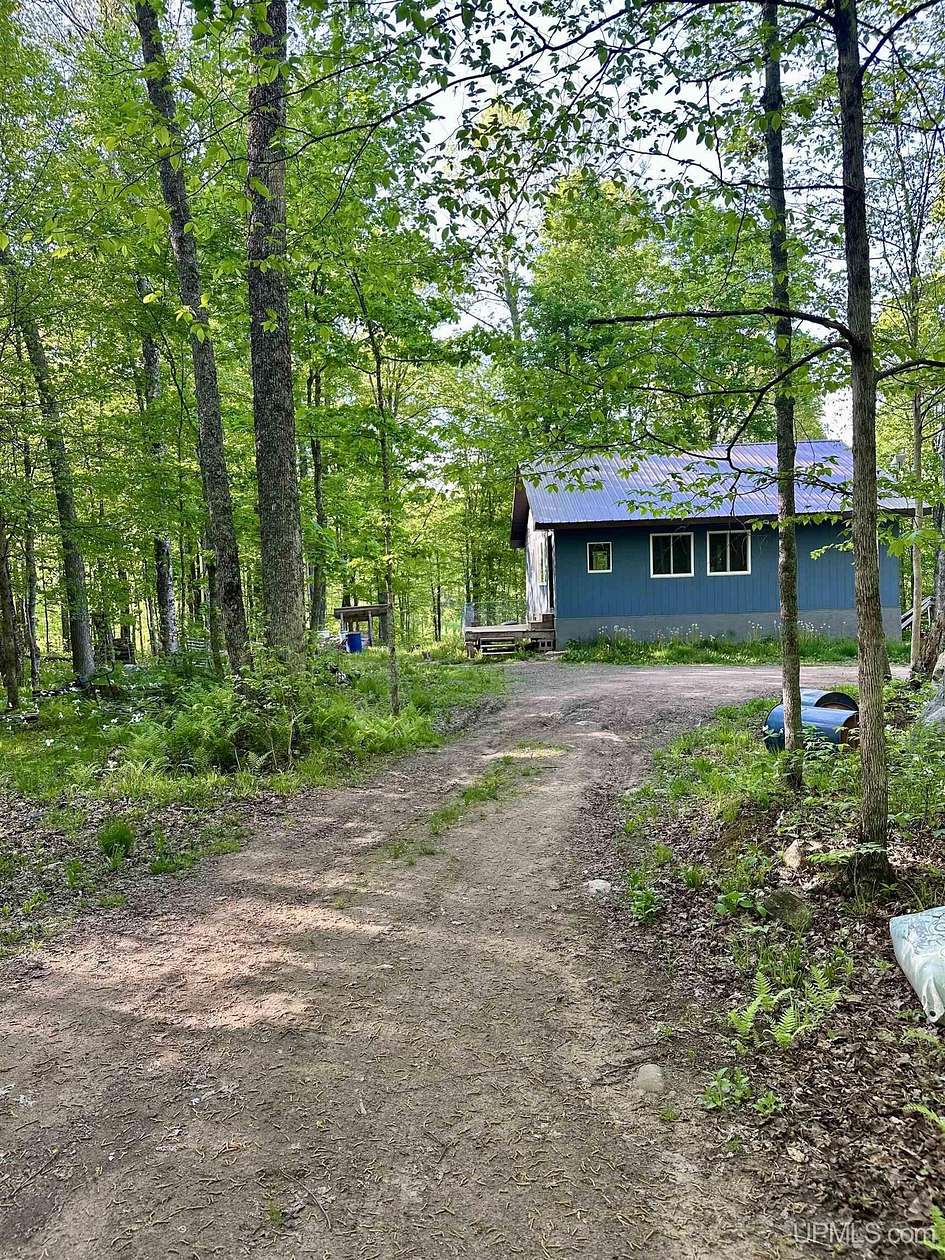 35 Acres of Recreational Land with Home for Sale in Crystal Falls, Michigan