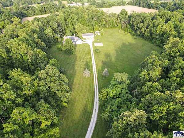 9 Acres of Land with Home for Sale in Terre Haute, Indiana