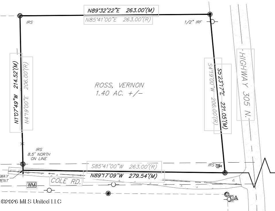 1.4 Acres of Commercial Land for Sale in Olive Branch, Mississippi