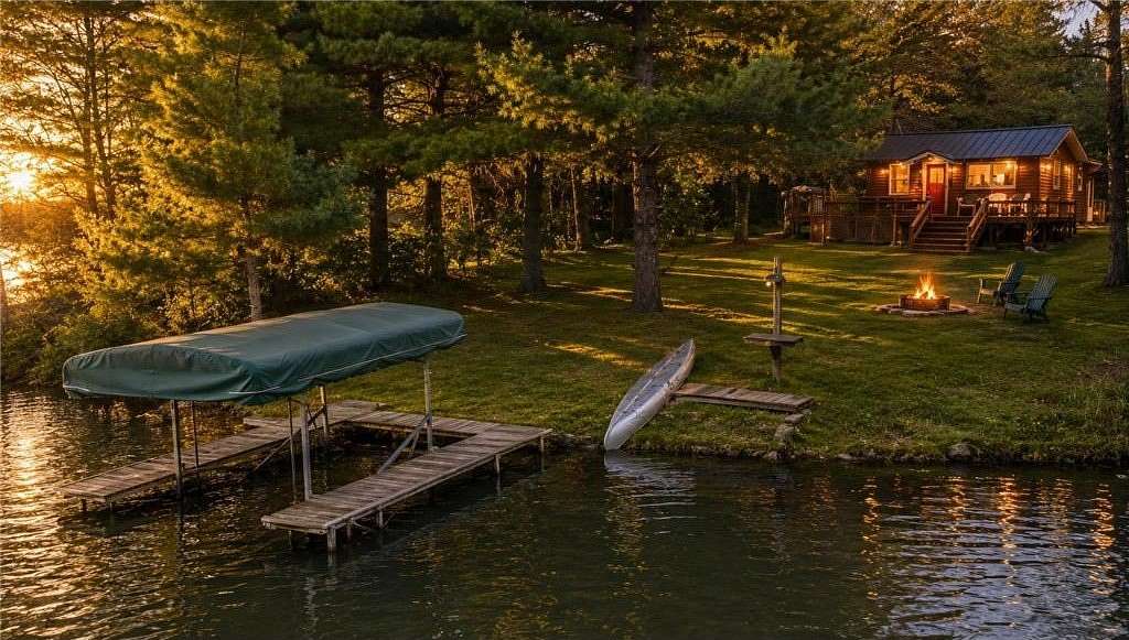 0.55 Acres of Land with Home for Sale in Cameron, Wisconsin
