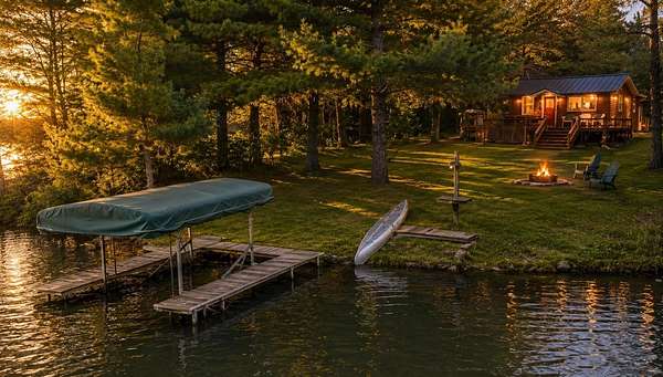 0.55 Acres of Land with Home for Sale in Cameron, Wisconsin