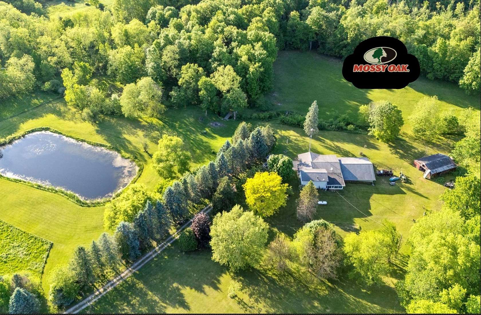 20 Acres of Recreational Land with Home for Sale in Manitou Beach, Michigan