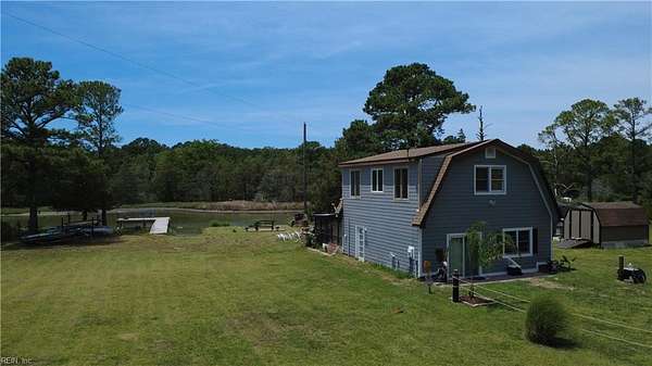 2 Acres of Land with Home for Sale in Hacksneck, Virginia