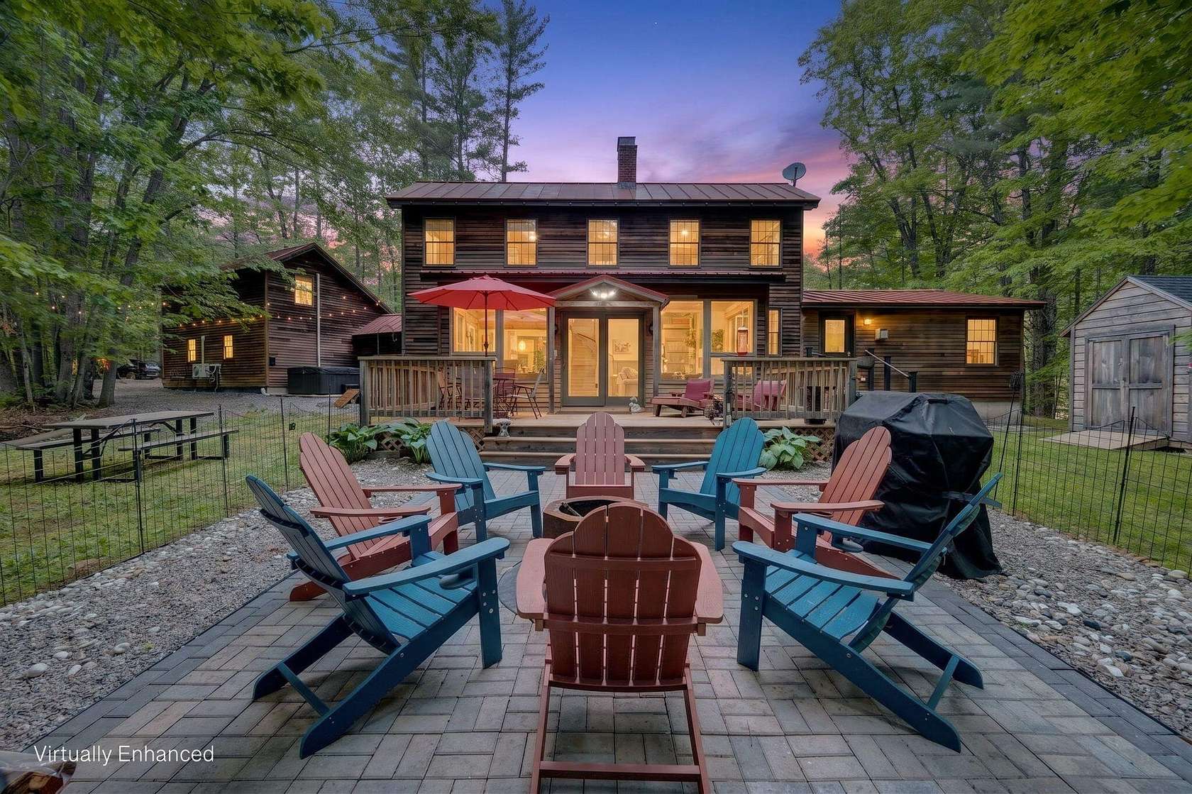 1.58 Acres of Land with Home for Sale in Mount Vernon, Maine