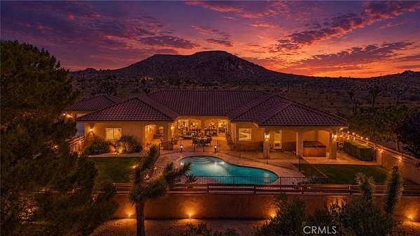 42.6 Acres of Agricultural Land with Home for Sale in Pioneertown, California