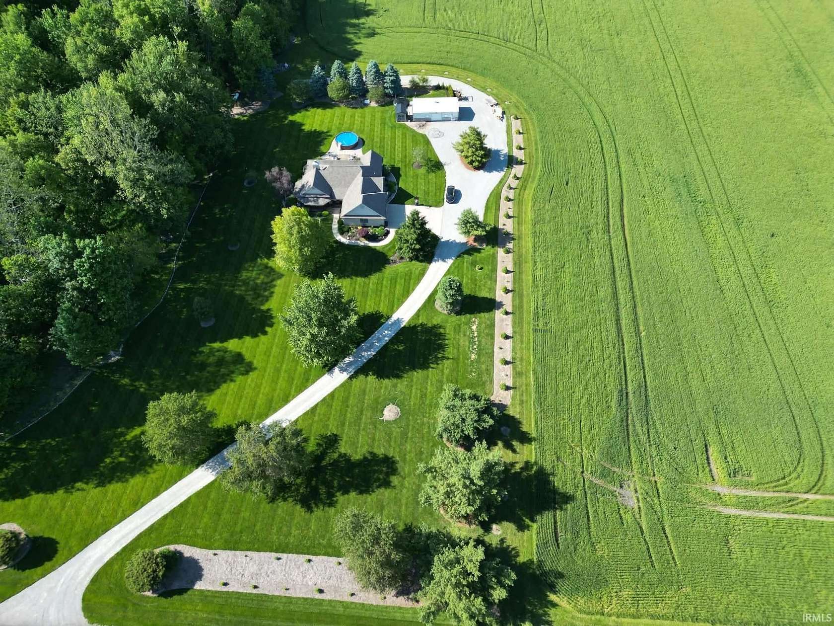 5 Acres of Land with Home for Sale in Albion, Indiana