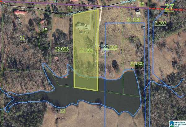 3.8 Acres of Land with Home for Sale in Ohatchee, Alabama