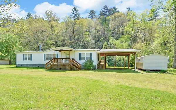3.13 Acres of Land with Home for Sale in Murphy, North Carolina