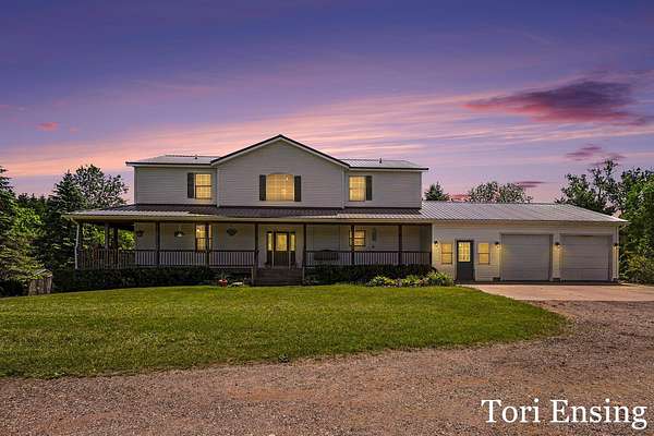 10 Acres of Recreational Land with Home for Sale in Sidney, Michigan