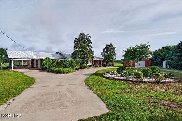 4.57 Acres of Land with Home for Sale in Chipley, Florida