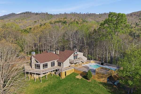 26.2 Acres of Land with Home for Sale in Brasstown, North Carolina