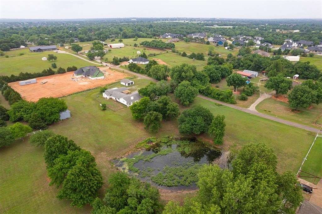 3.37 Acres of Land with Home for Sale in Edmond, Oklahoma